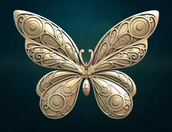 Butterfly bs 3D Print Model in Sculpture 556966