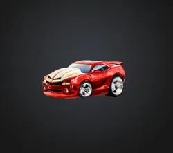 Cartoon Camaro Key Chain
