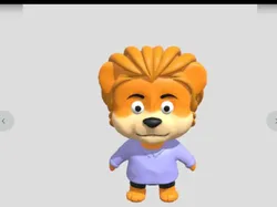 Characters & Creatures STL Descărcare - Cute character lion - neagww