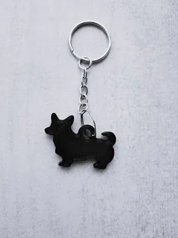 Corgi keychain 3D Print Model in Keychains 557788