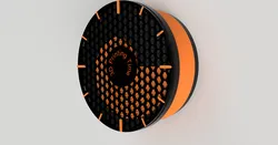 Filament spool clock