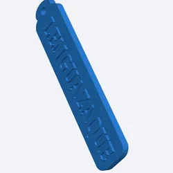 Free Personal Accessories STL Download - llavero lenguazaque by Fabián Guevara garzon