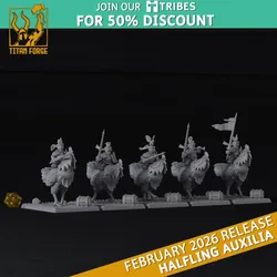 Halfling Chicken Riders - Halfling Auxilia - Titan Forge Miniatures February 2026