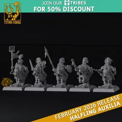 Halfling Heavy Pony Riders - Halfling Auxilia - Titan Forge Miniatures February 2026