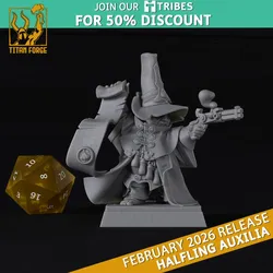 Halfling Inquisitor - Halfling Auxilia - Titan Forge Miniatures February 2026