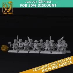 Halfling Militia - Halfling Auxilia - Titan Forge Miniatures February 2026