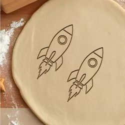 Home Decorations & Ornaments STL Download - Rocket Cookie Cutter, Biscuit Cutterby OALPO