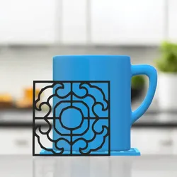 Home Decorations & Ornaments STL تنزيل - Coffee, Tea, Beer, Wine Coaster - OALPO