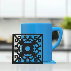 Home Decorations & Ornaments STL تنزيل - Tea, Wine, Beer, Coffee Coaster - OALPO
