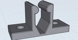 IKEA SKARSTA desk handle clip