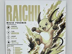 Infografía de Raichu Hueforge - Modelo de impresión 3D gratuito
