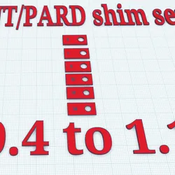 Pard 008/DNT Zulus shim set