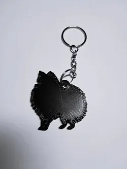 Pomeranian keychain 3D Print Model in Keychains 556777