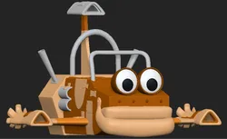 Rickety Rocket 3D Print Model in Monsters & Creatures 556299