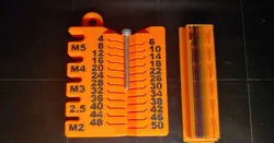 Screw measuring tool, M2-M5, 4-50mm, MultiColor (MMU)