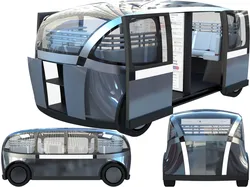 Self-Driving Taxi Shuttle 3