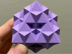 Sierpiński Cube-Octahedron Compound Fractal - Level 1