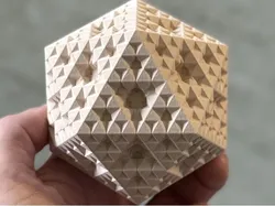Sierpiński Icosahedron - Level 3