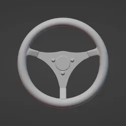 Steering Wheel fits Brabham BT25 IndyCar – STL Scale Model Kit (1:24 / 1:18 / 1:12)