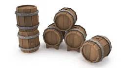 Stylized barrels