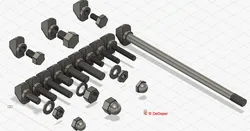 T-Nut T-Bolt and more for aluminum 3030 profiles