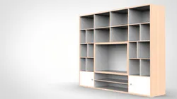 Television Cabinet With Book Shelf