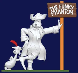 The Funky Phantom 3D Print Model in Monsters & Creatures 556300