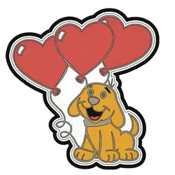 Tools & Spare Parts STL Download - Perro con corazones s+cby geawolve