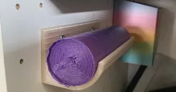 Trashbag roll holder (with screws)
