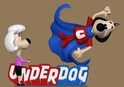 Underdog 3D Print Model in Animals 556826