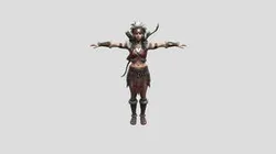 Valeria Stormblade - Low-Poly Female Warrior