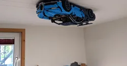 Wall / ceiling mount for LEGO Bugatti Chiron