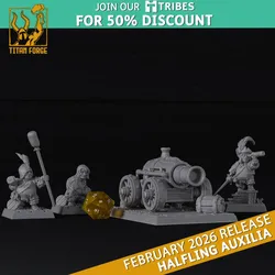 Warmachines - Halfling Auxilia - Titan Forge Miniatures February 2026