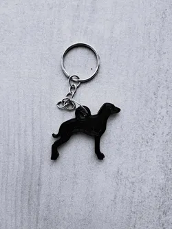 Weimaraner keychain 3D Print Model in Keychains 557798