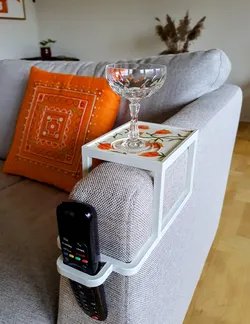 Couch armrest table / side table / armrest tray (longer version)