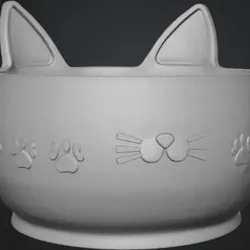 Fișiere pentru imprimante 3D | Fișier 3MF | Cat food bowl