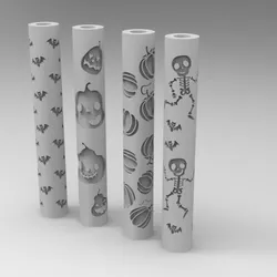 Halloween - Texture rollers x4 rollers