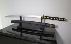 Katana Sword Prop with sword rack