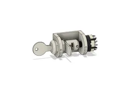 Key to Rotary Switch (Ignition Switch) Cessna 172 Simulator Ignition
