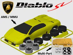 Lamborghini Diablo SV Kit Card (1:24 scale)