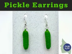 Pickle Earrings