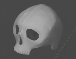 Skull for decoration