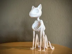 Stylized Cat Skeleton