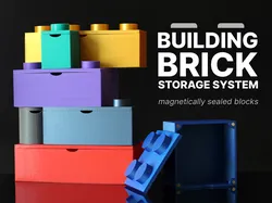 Brick Storage - Magnetic, Modular Organizational System