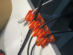 Cable desk holder