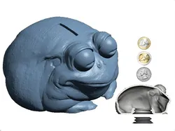 FAT FROG  Coin Bank