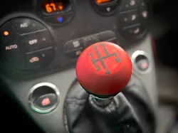 Fiat 500 stick shift knob cap
