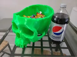 Halloween Skull Bowl No Supports