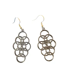 Interconnected Circle Earrings