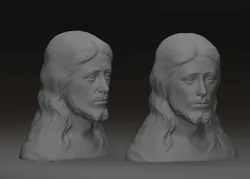Jesus Christ Bust Sculpture